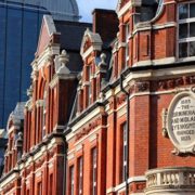 Birmingham in West Midlands, England. Birmingham Midland Eye Hospital - old ophthalmology healthcare center.