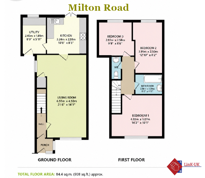 Milton Road Floor plan
